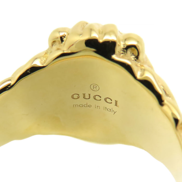 GUCCI 
ライオンヘッド リング