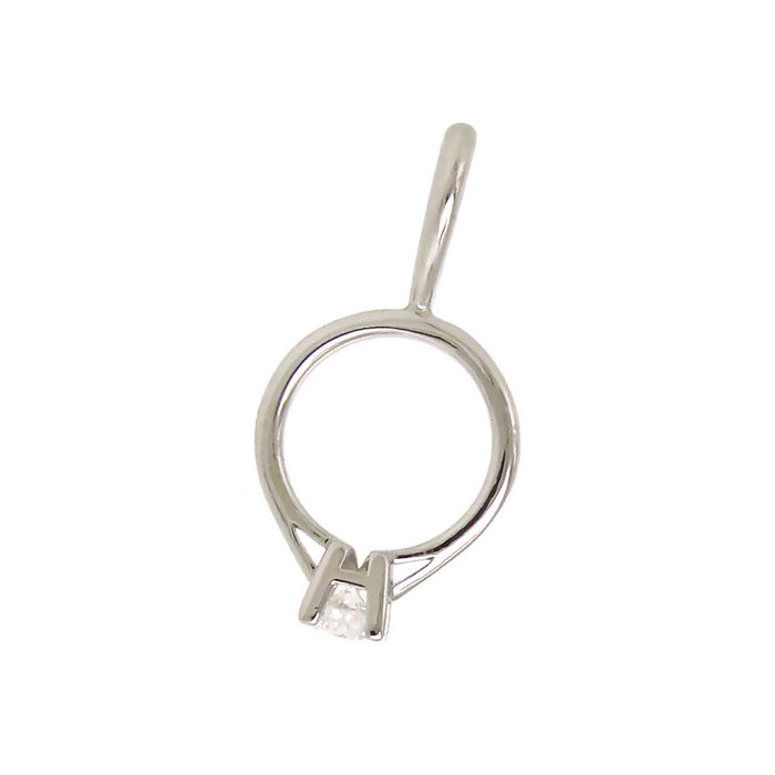 HARRY WINSTON 
HW Ring Pendant Top