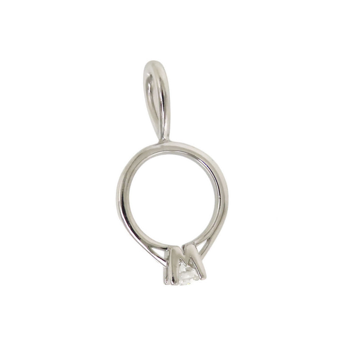 HARRY WINSTON 
HW Ring Pendant Top