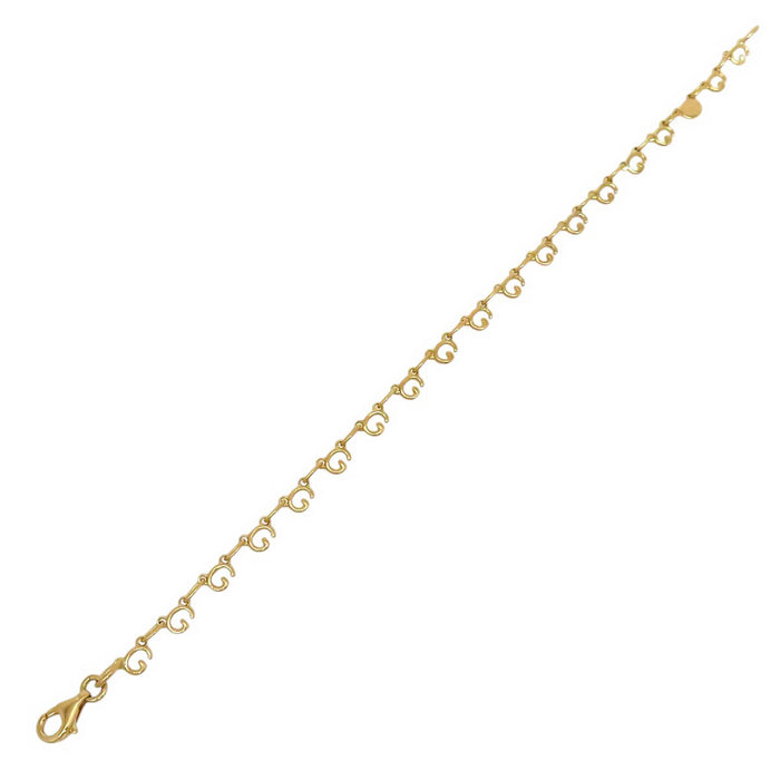 GUCCI G Logo Chain Bracelet