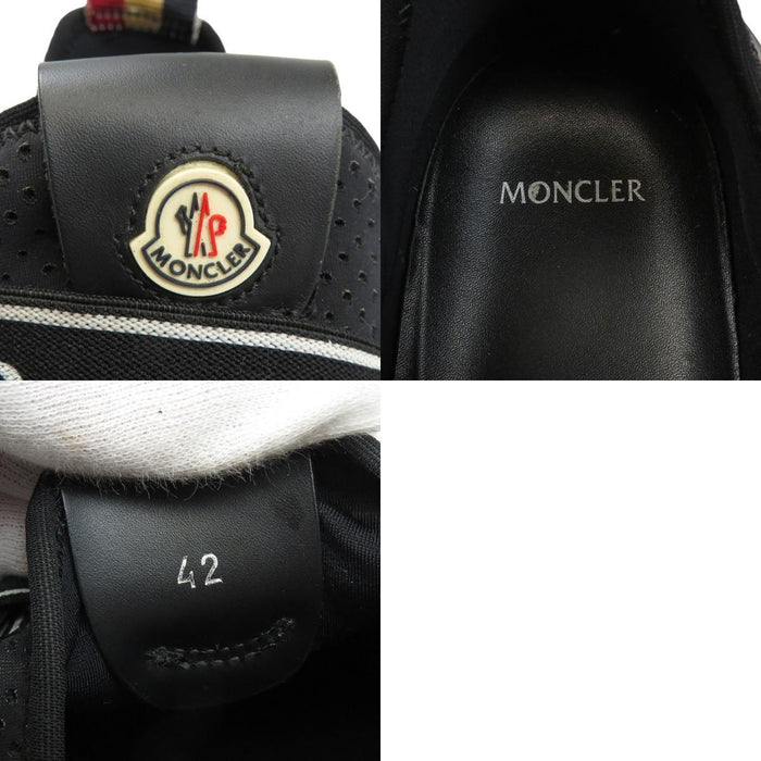 MONCLER 
ロゴ トリコロール タブ レザー スウェード ファブリック 
BAKARY バカリー ローカット スニーカー MONCLER -Authentic Pre-owned スニーカー by TS Trading Co., Ltd.