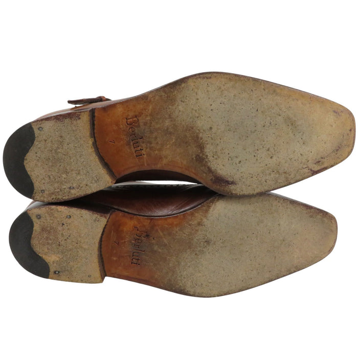 Berluti  
Medallion Patina 902  
Monk Strap Leather Shoes