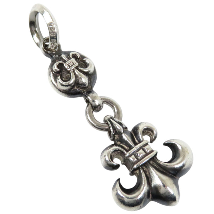 CHROME HEARTS 
CH 1BALLE BS FLEUR Gravure 1998 
Charme 1 balle BS évasé