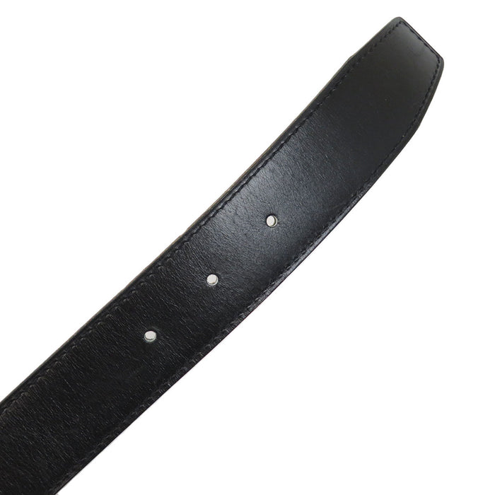 HERMES 
アッシュ □H刻印 ゴールドカラー金具 
H バックル リバーシブル レザー ベルト 32MM