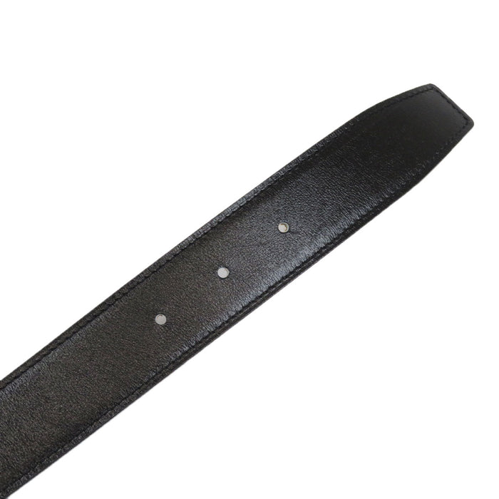 HERMES 
アッシュ W刻印 シルバーカラー金具 
H バックル リバーシブル レザー ベルト 32MM