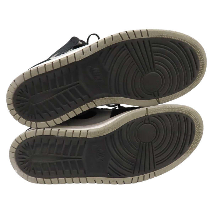 NIKE 
AIR JORDAN 1 ZOOM CMFT ロゴ スウェード レザー レースアップ 
エアジョーダン 1 ズーム エア コンフォート ハイカット スニーカー