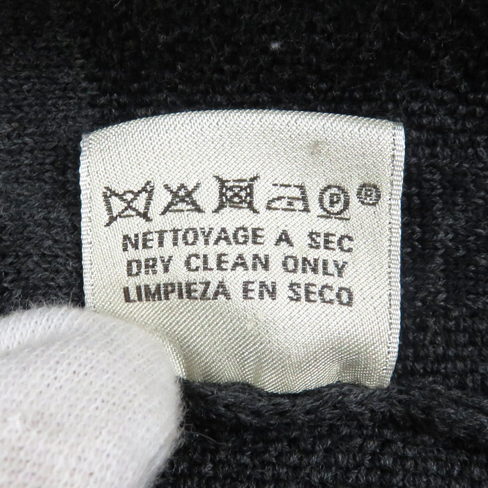 HERMES 
格子柄 
ウール ニット