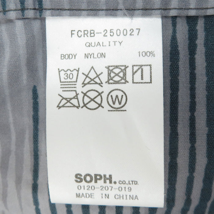 SOPH.  
25年 SOPH. F.C.R.B. 拉链连帽  
速写迷彩 尼龙夹克  
F.C.Real Bristol