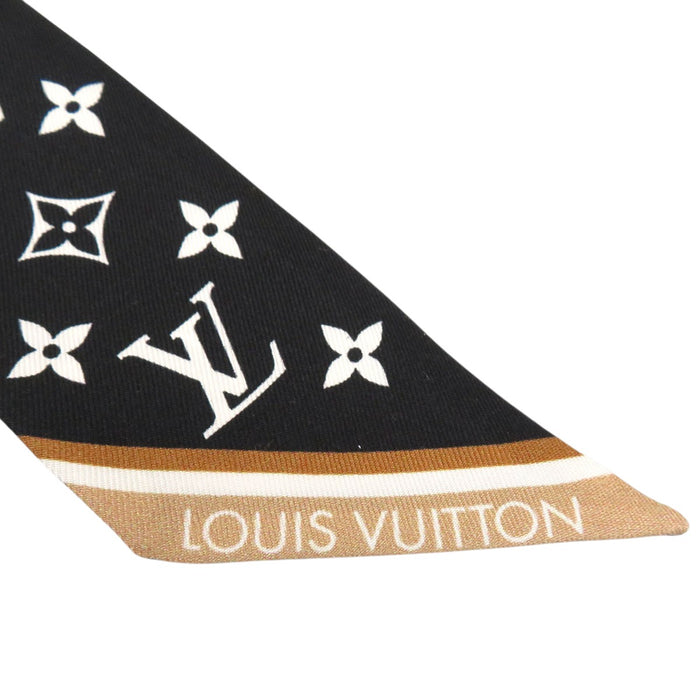 LOUIS VUITTON 
ロゴ チェーン シルク 
BB LV ボウ バンドー 
モノグラム
