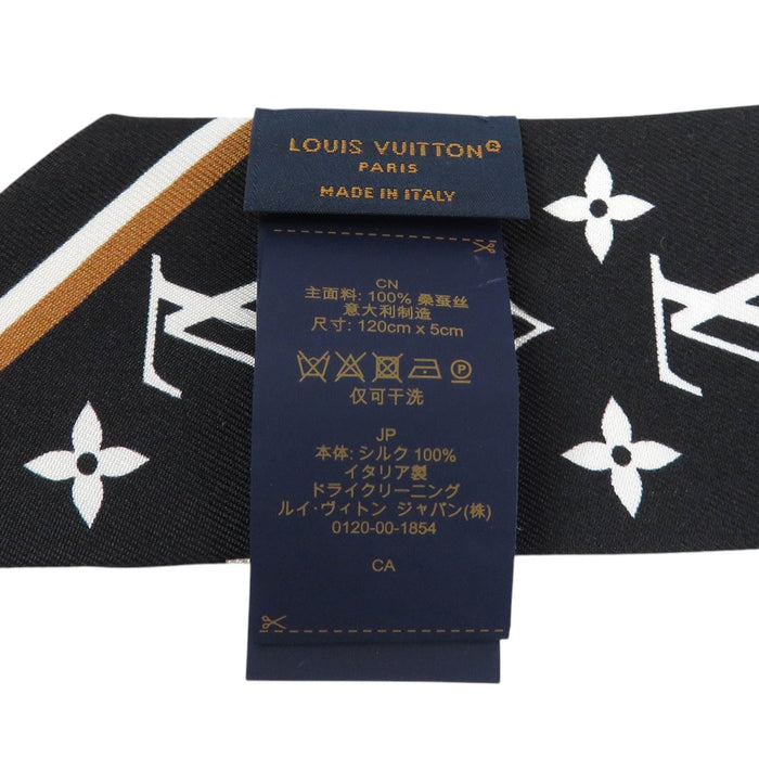 LOUIS VUITTON 
ロゴ チェーン シルク 
BB LV ボウ バンドー 
モノグラム