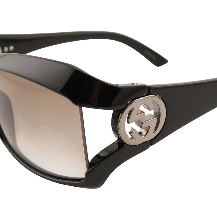 GUCCI  
Logo Eyewear Silver Color Metal  
Interlocking G Sunglasses