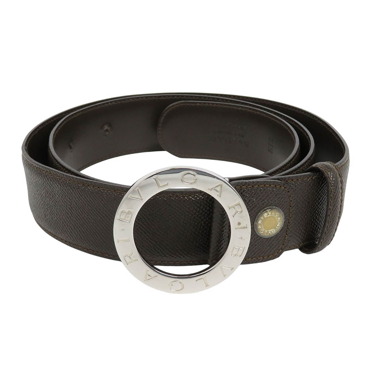 BVLGARI サークル バックル ロゴマニア ベルト– TS Trading Co., Ltd.