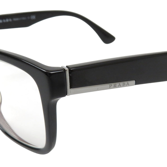 PRADA 
アジアンフィット 度入り 
ロゴ スクエア フレーム アイウェア