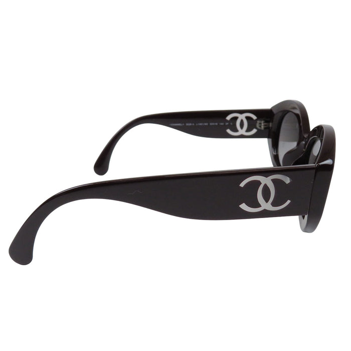 CHANEL 
COCO CC Emblem Eyewear 
Coco Mark Oval-Shaped Sunglasses