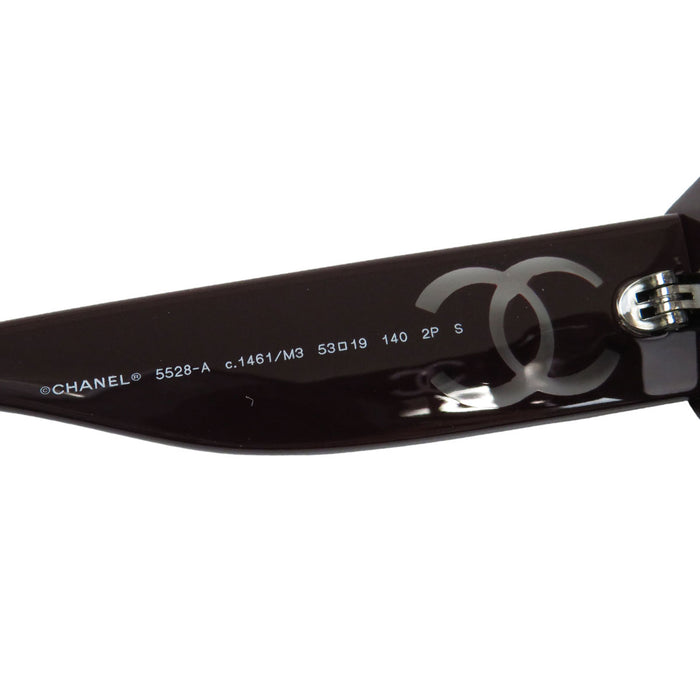 CHANEL 
COCO CC Emblem Eyewear 
Coco Mark Oval-Shaped Sunglasses