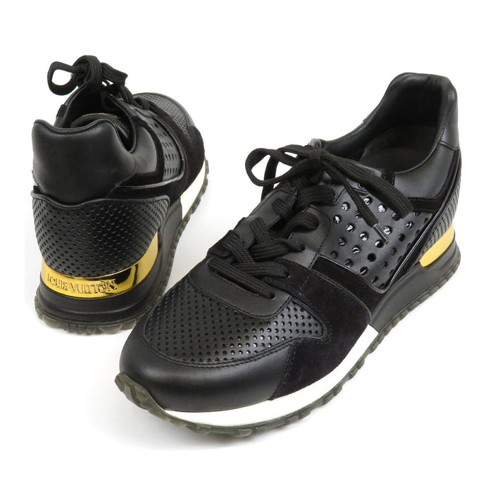 LOUIS VUITTON 
LV cuir daim 
chaussures de sport basses ligne Runaway