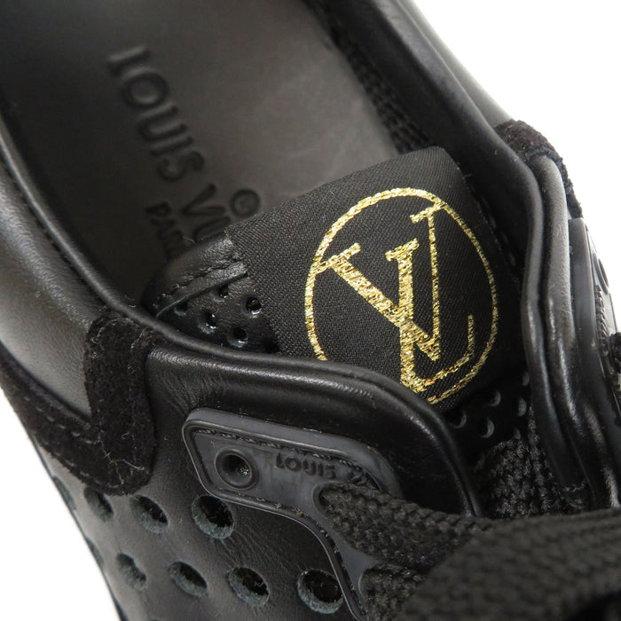 LOUIS VUITTON 
LV cuir daim 
chaussures de sport basses ligne Runaway