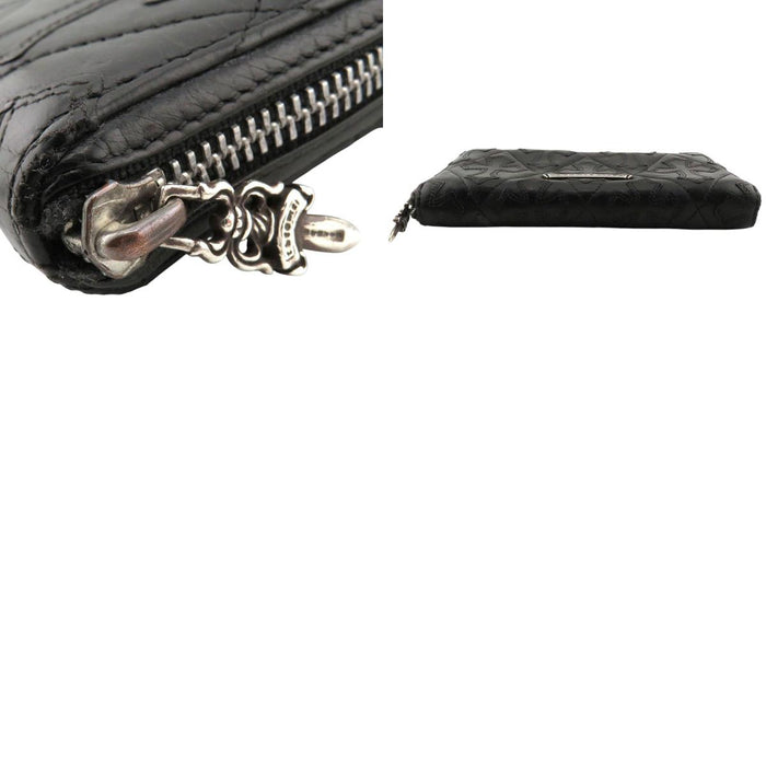CHROME HEARTS 
CH REC F ZIP QUILTED クロスパッチ ダガージップ 
セメタリークロス キルティング レザー ウォレット
