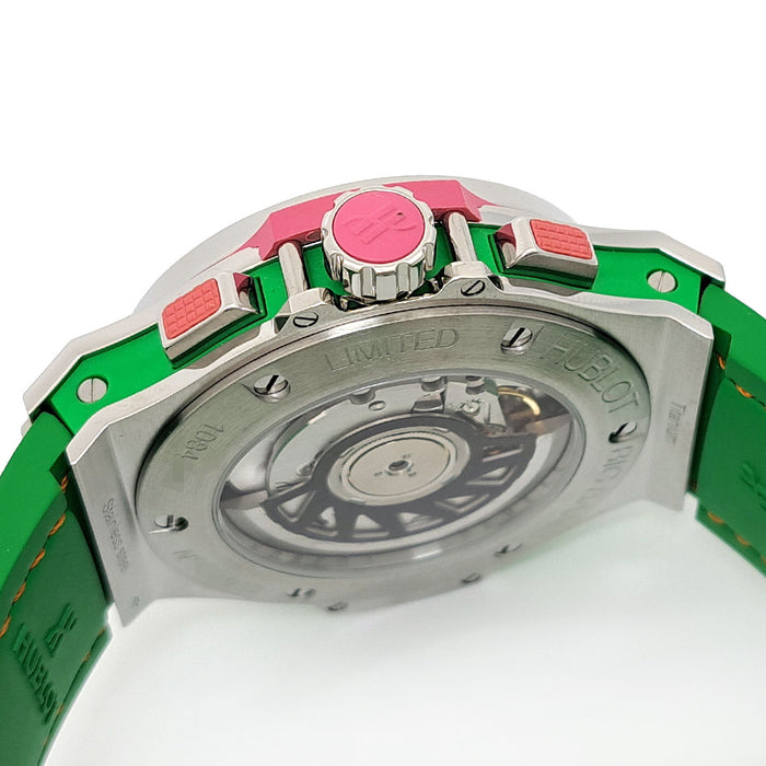 HUBLOT  
Big Bang 波普藝術 粉紅藍寶石  
附保卡