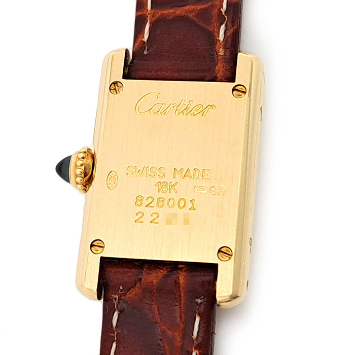 CARTIER  
Montre Tank Mini  
Avec garantie