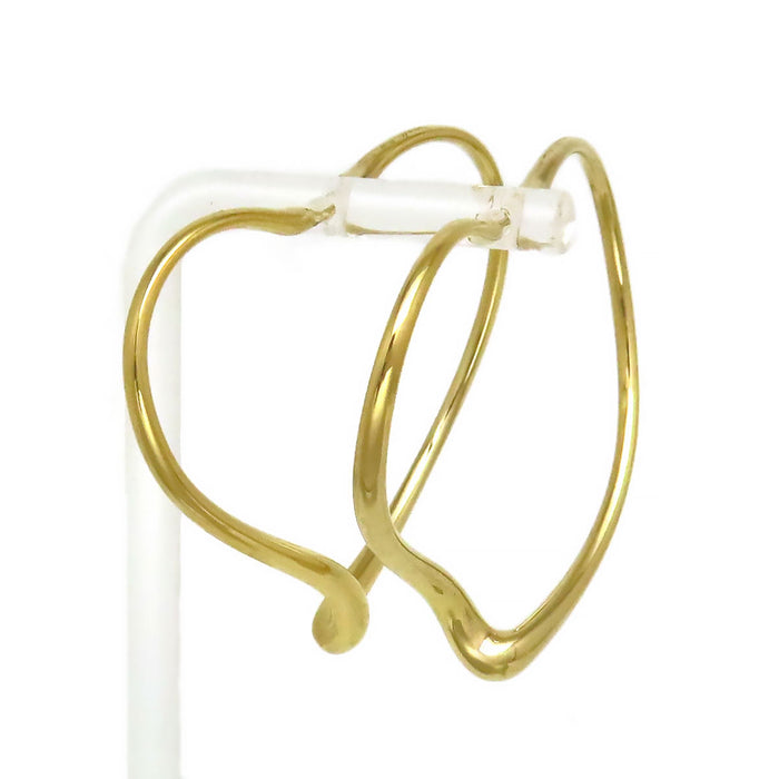 TIFFANY&Co. 
Open Heart Hoop Earrings M