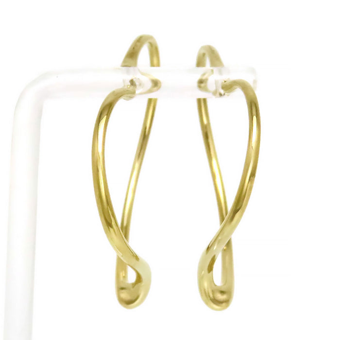 TIFFANY&Co. 
Open Heart Hoop Earrings M