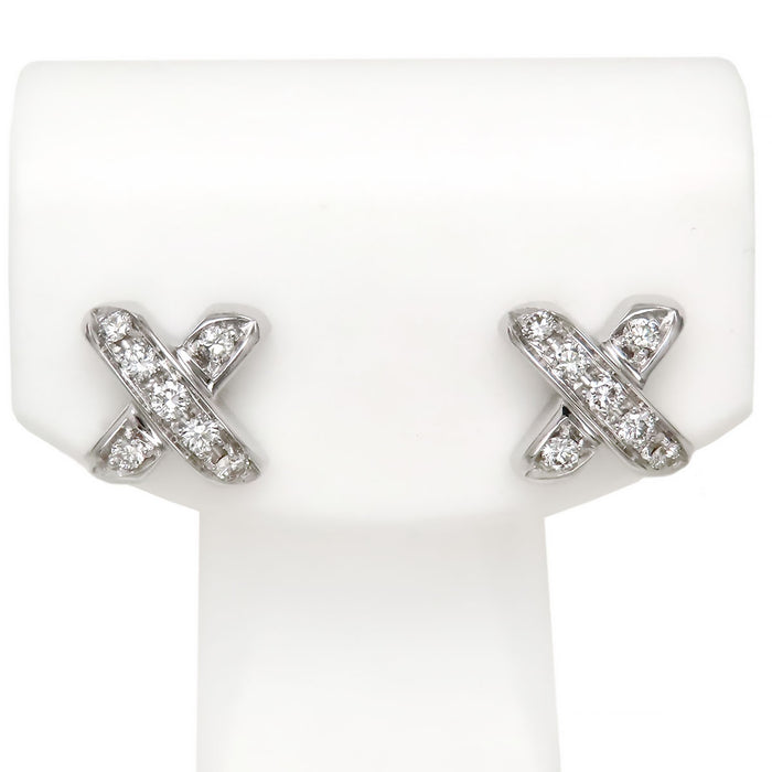 TIFFANY&Co. 
Signature Diamond Earrings