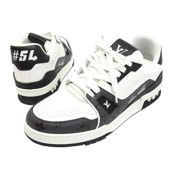 LOUIS VUITTON 
ロゴ 総柄 レザー #54 ローカット 
LV トレイナー スニーカー 
モノグラム