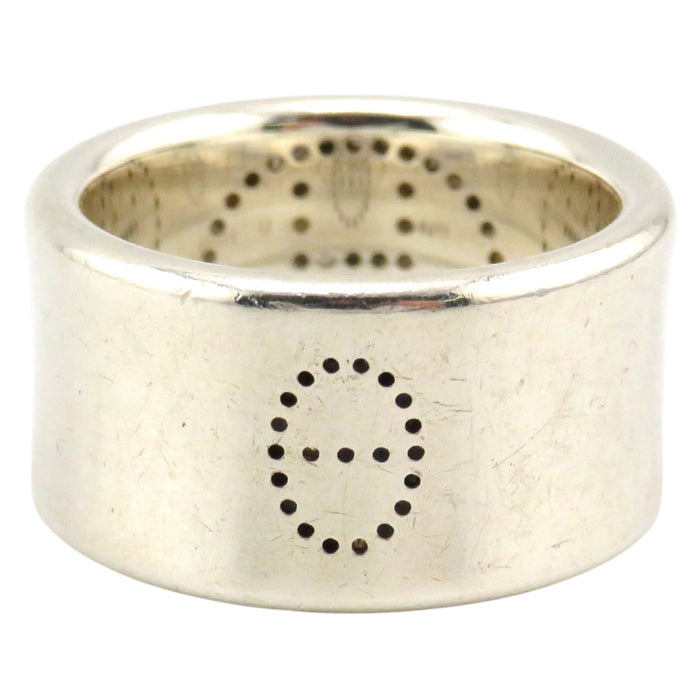 HERMES 
H アッシュ ロゴ シルバー 
エクリプス リュバン リング