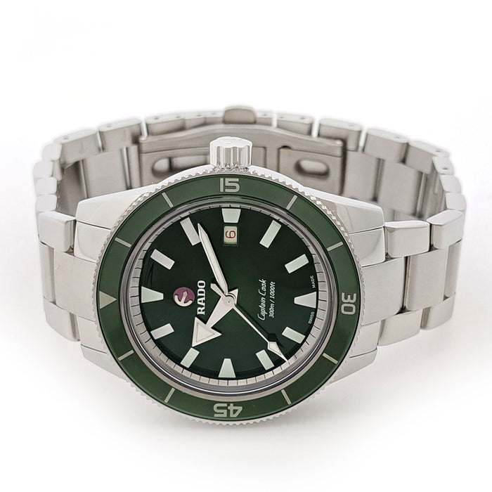 RADO 
Capitaine Cook ENSEMBLE COMPLET 
Avec boîte et certificat d'authenticité