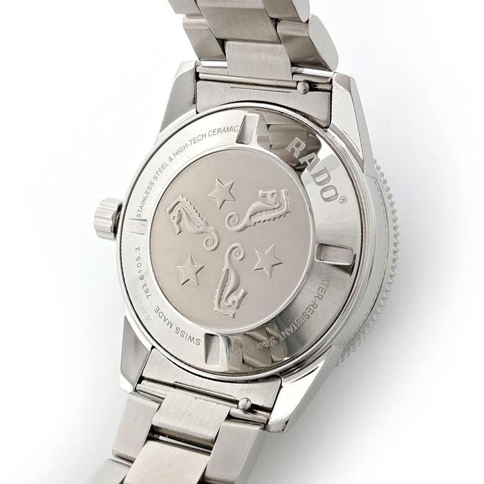 RADO 
Capitaine Cook ENSEMBLE COMPLET 
Avec boîte et certificat d'authenticité