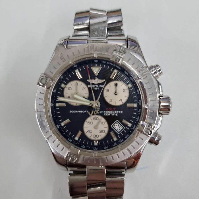 【WHOLESALES】
BREITLING 
A73380 
箱(内箱劣化使用不可)　ギャランティ　クロノメーター証