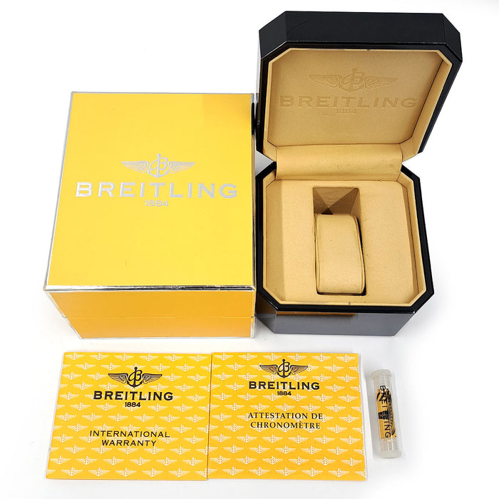 BREITLING 
Navitimer Montbrillant Datora 
With box and guarantee