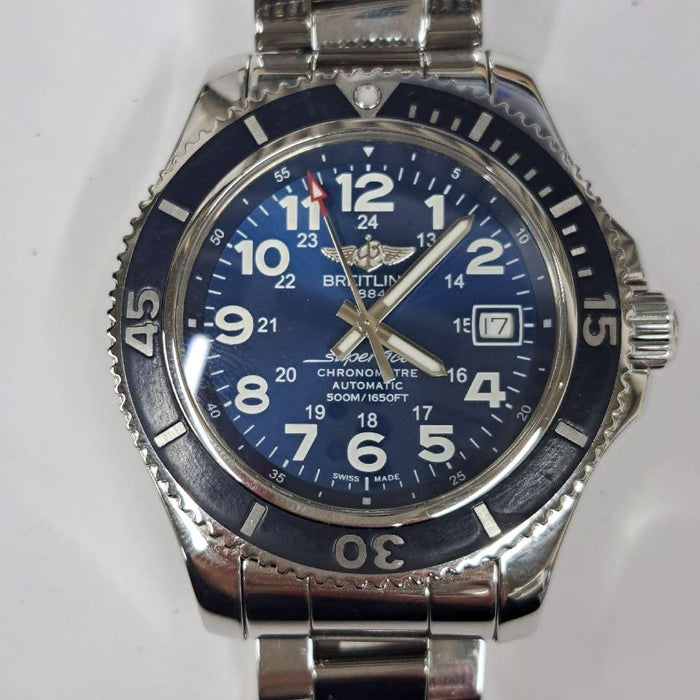 【WHOLESALES】
BREITLING 
A17365 
箱　ギャランティ(液晶滲みあり)　クロノメーター証