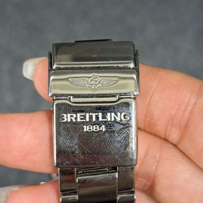 【WHOLESALES】
BREITLING 
A17365 
箱　ギャランティ(液晶滲みあり)　クロノメーター証
