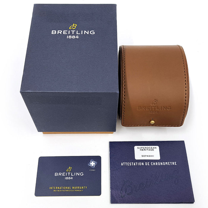 BREITLING 
Super Océan Héritage B20 Automatique 42 
Avec boîte et certificat
