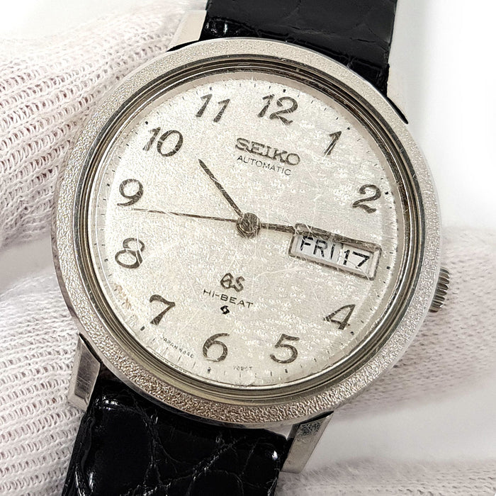 SEIKO 
グランドセイコー ハイビート 槌目ベゼル Overhauled
