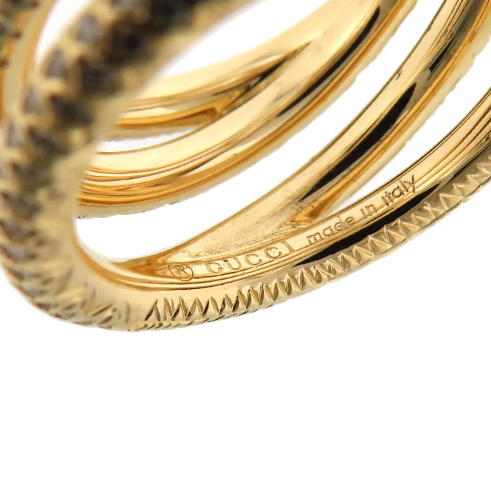 GUCCI 
Anello Uroboro a 3 file