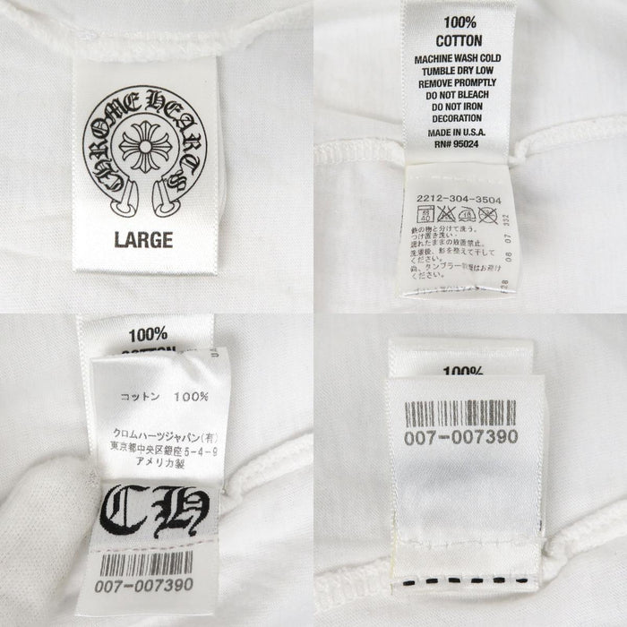 CHROME HEARTS 
CH ハリウッド CALIFORNIA USA コットン 
MADE IN HOLLYWOOD CHプラス ロングスリーブ Tシャツ