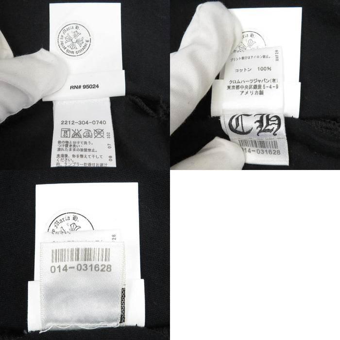 CHROME HEARTS CH FUCK YOU Cotton Back Arch Logo CH Plus T-Shirt