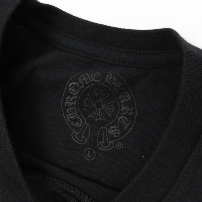 CHROME HEARTS CH FUCK YOU Cotton Back Arch Logo CH Plus T-Shirt