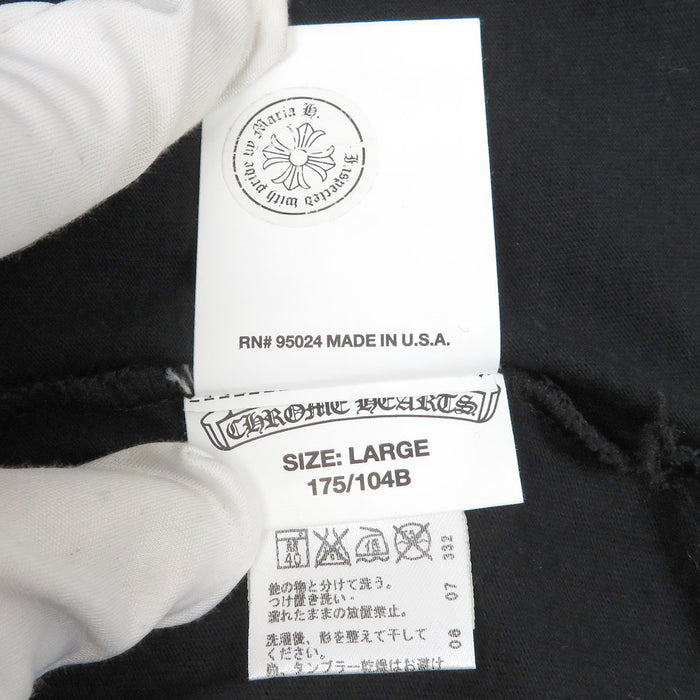 CHROME HEARTS CH FUCK YOU Cotton Back Arch Logo CH Plus T-Shirt