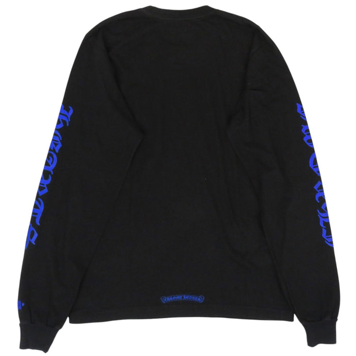CHROME HEARTS CH Plus Cotton Neck Logo Arm Print Long Sleeve T-Shirt
