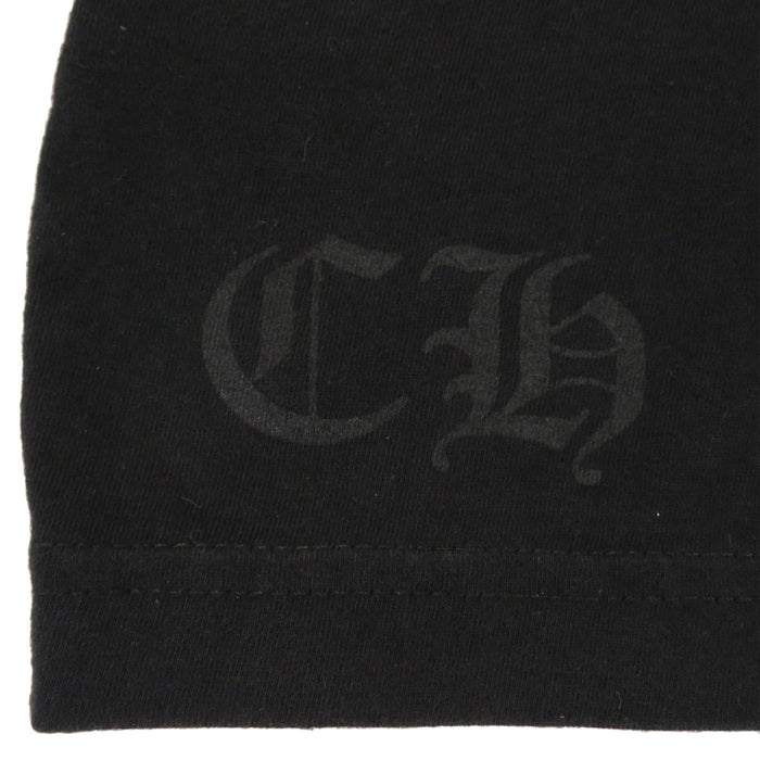 CHROME HEARTS CH Plus Cotton Neck Logo Arm Print Long Sleeve T-Shirt