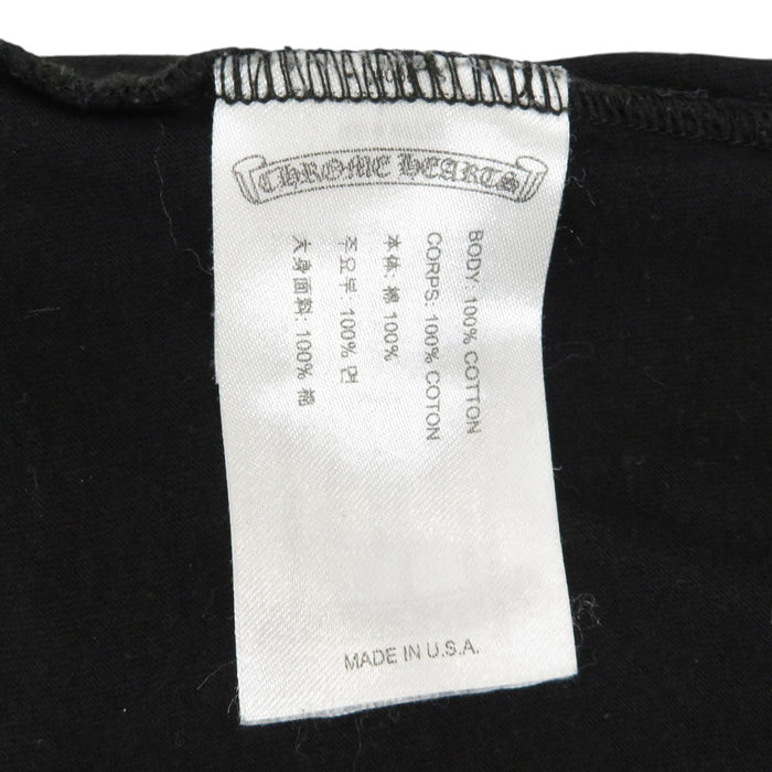 CHROME HEARTS CH Plus Cotton Neck Logo Arm Print Long Sleeve T-Shirt