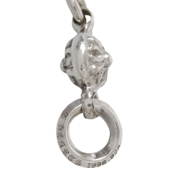 CHROME HEARTS 
1B TNY CH CRS Silver 
1 Ball Tiny CH Cross Pendant Top