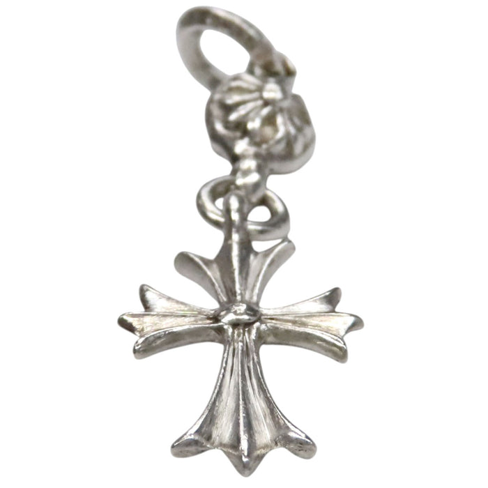 CHROME HEARTS 
1B TNY CH CRS Silver 
1 Ball Tiny CH Cross Pendant Top