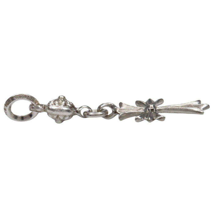 CHROME HEARTS 
1B TNY CH CRS Silver 
1 Ball Tiny CH Cross Pendant Top