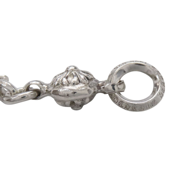 CHROME HEARTS 
1B TNY CH CRS Silver 
1 Ball Tiny CH Cross Pendant Top