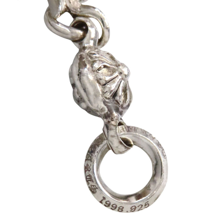 CHROME HEARTS 
Pendentif 1 boule Tiny CH croix en argent